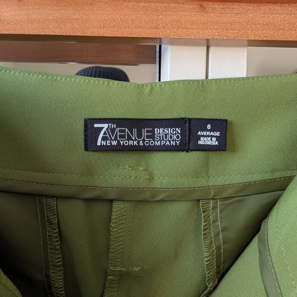 Belted paperbag/high-waist dress pant - Picture 3 of 3